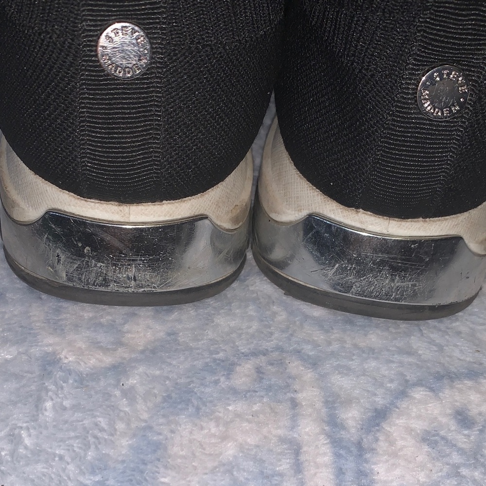 Steve Madden Black Slip-On Sneakers - Picture 5 of 6
